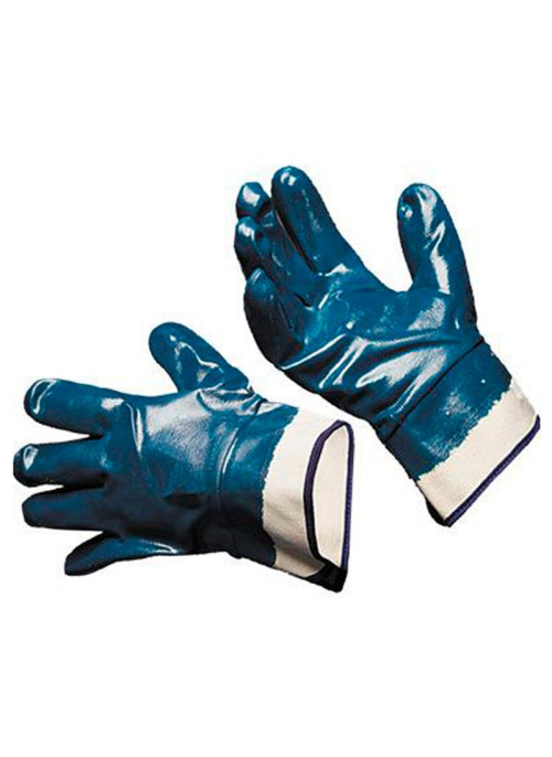 Перчатки с нитриловым покрытием обливные (крага)